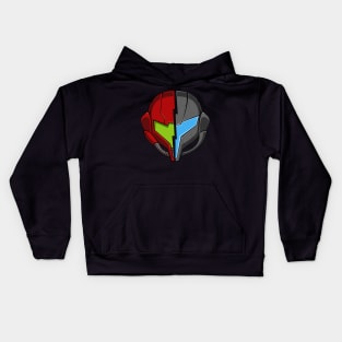 Metroid - Duality of Samus Kids Hoodie